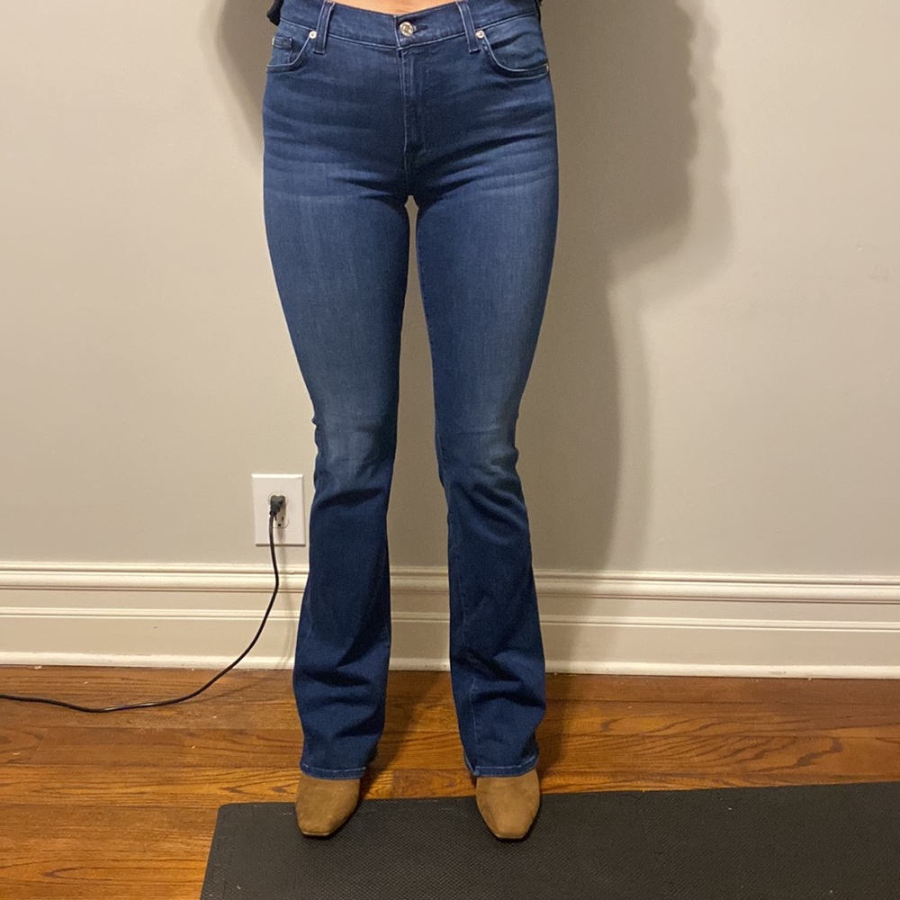 7 For All Mankind High-Rise Boot Cut Jeans Size 27 NWOT